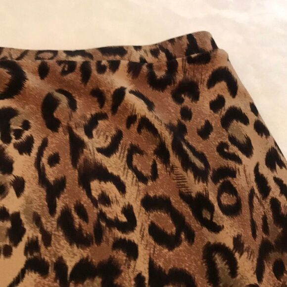 INC Brown Tones Animal Print Skirt - Size Medium - Picture 6 of 7
